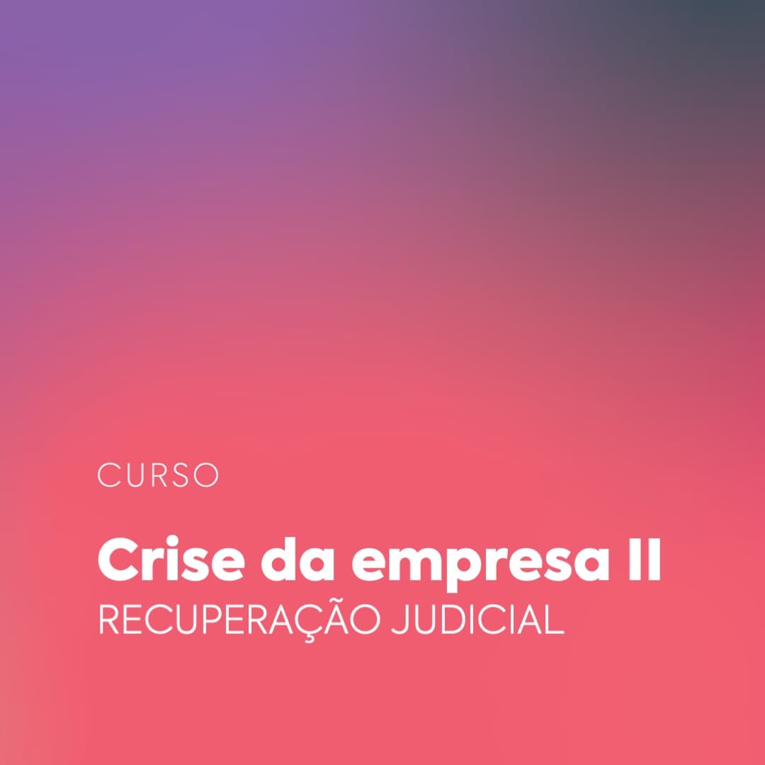 Capa do curso Crise da empresa II