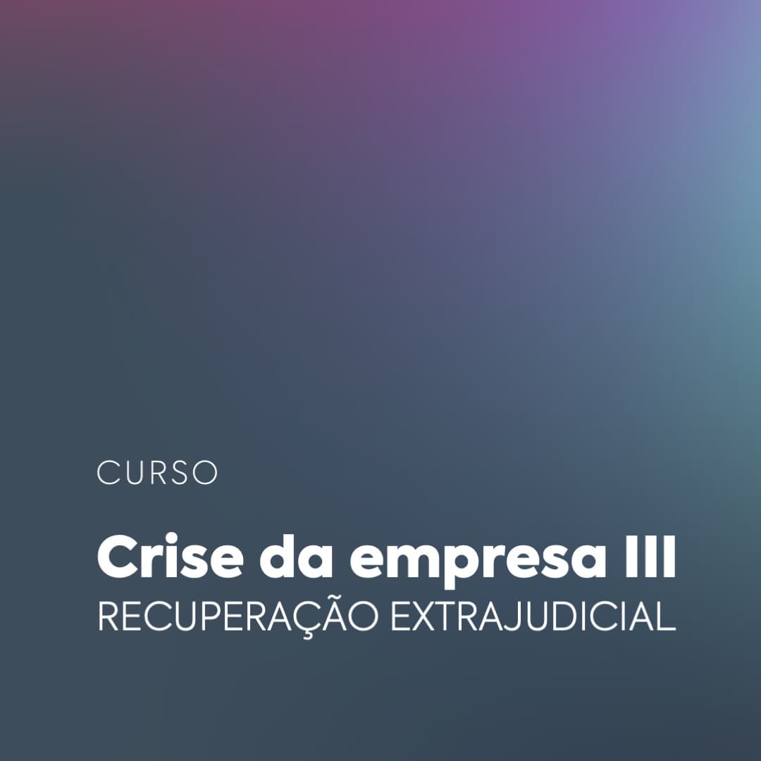 Capa do curso Crise da Empresa III